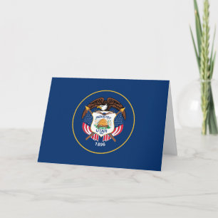 Utahn Flag, Flag of Utah Card