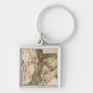 UtahPanoramic MapUtah Key Ring