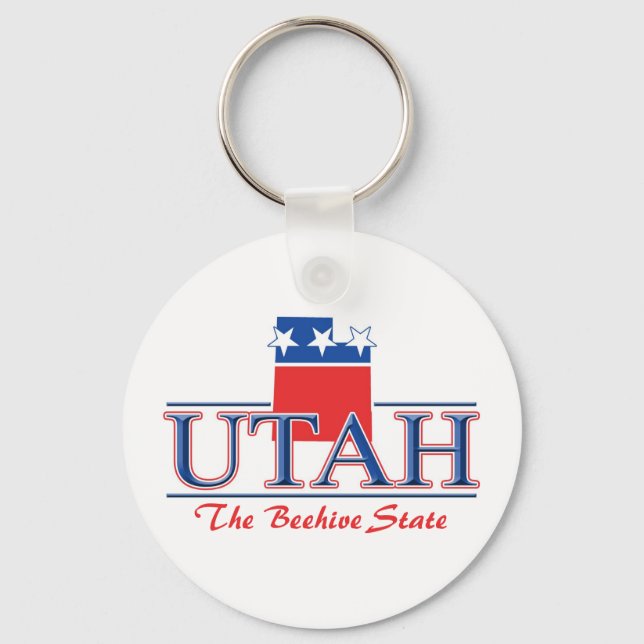 UtahPatriotic Keychain (Front)