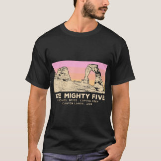 Utahs The Mighty Five National Parks T-Shirt