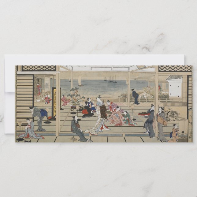 Utamaro’s Japanese Art invitations (Front)