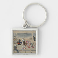 Utamaro’s Japanese Art key chain