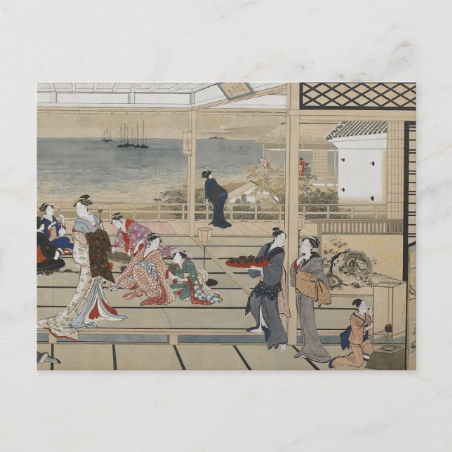 Utamaro’s Japanese Art postcard (Front)