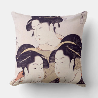 Utamaro’s Three Beauties Cushion