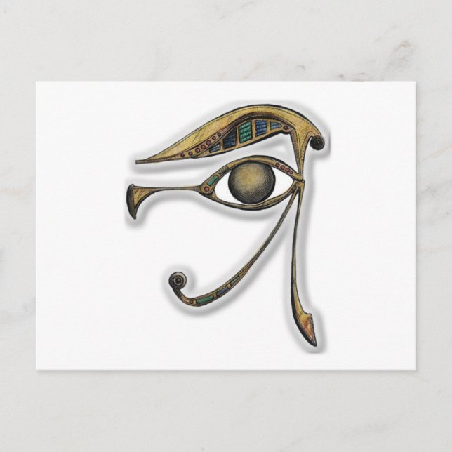 Utchat - Amulet of Protection Postcard (Front)