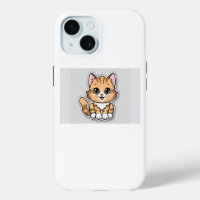 ute Cartoon Cat Illustration – Transparent Backgro