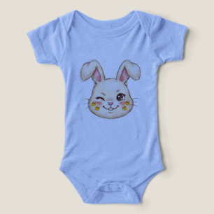 ute Mischievous Winking Bunny Candy Corn Face Pain
