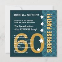 UTEMPLATE 60th SURPRISE Birthday Stars Funny A04