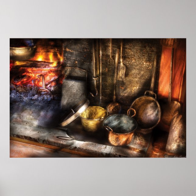 Utensils - Colonial Kitchen Poster (Front)