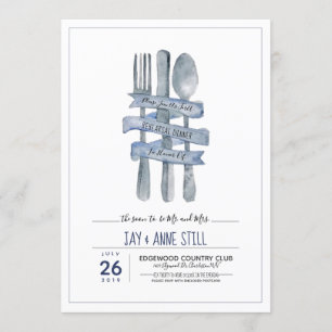 Utensils Rehearsal Dinner Invitation
