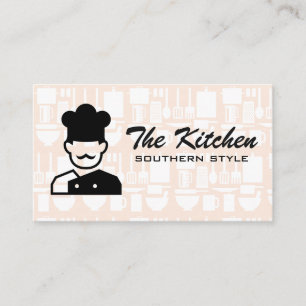 Utensils Restaurant Chef Logo Business Card