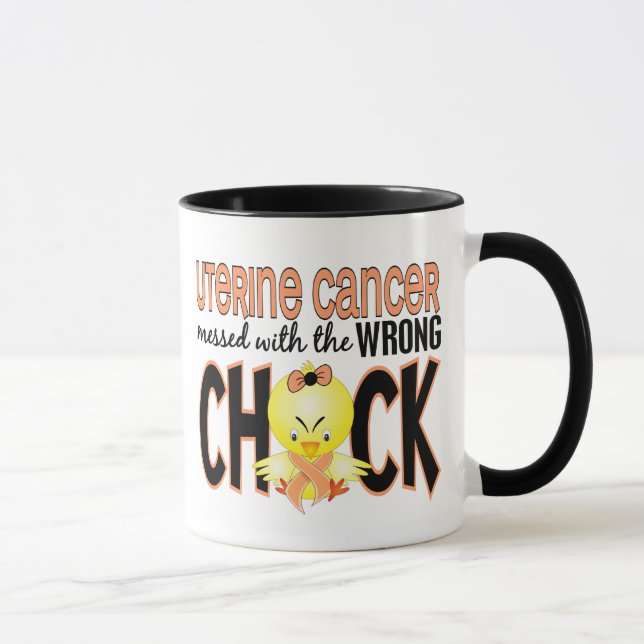 Uterine Cancer Messed With The Wrong Chick Mug (Right)