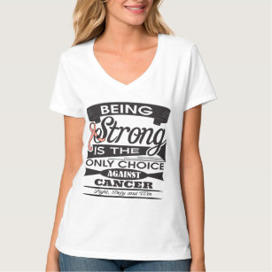 Uterine Cancer Strong T-Shirt