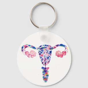 Uterus Key Ring