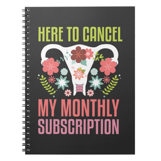 Uterus Removal Surgery support Hysterectomy Notebook (Front)