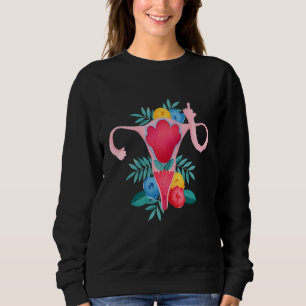 Uterus Shows Middle Finger Feminist Feminism 2 Sweatshirt