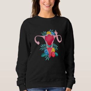 Uterus Shows Middle Finger Feminist Feminism Sweatshirt