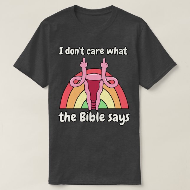 Uterus Womens Rights T-Shirt (Design Front)