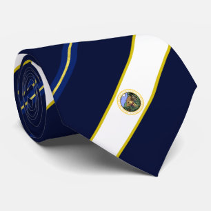Utica (New York) city flag Neck Tie
