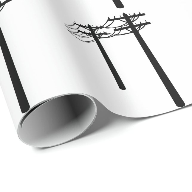 Utility Lines Wrapping Paper (Roll Corner)