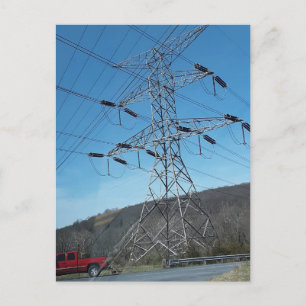 Utility Tower Postcard