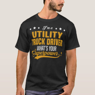 Utility Truck Driver lgbt farm animal T-Shirt