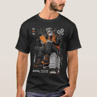Utopia Future City Cyberpunk Knowledge Seeker Art