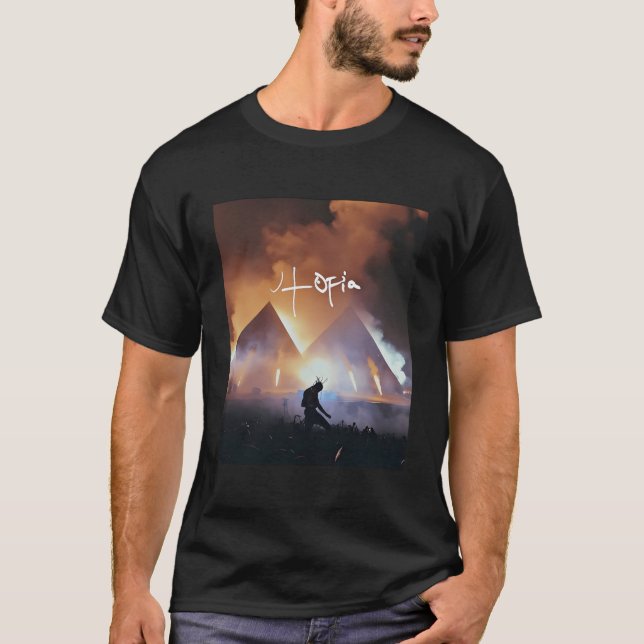 Utopia Rap Trap Hip Hop Music T-Shirt (Front)