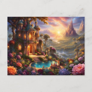 Utopische Welten zum träumen Kalenderbatt Nov.2024 Announcement Postcard