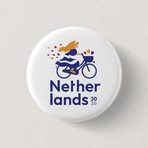 Utrecht Netherlands 2026 International Convention 3 Cm Round Badge