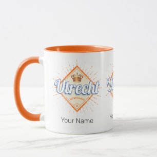 Utrecht Netherlands City Dutch Vintage Souvenir Mug
