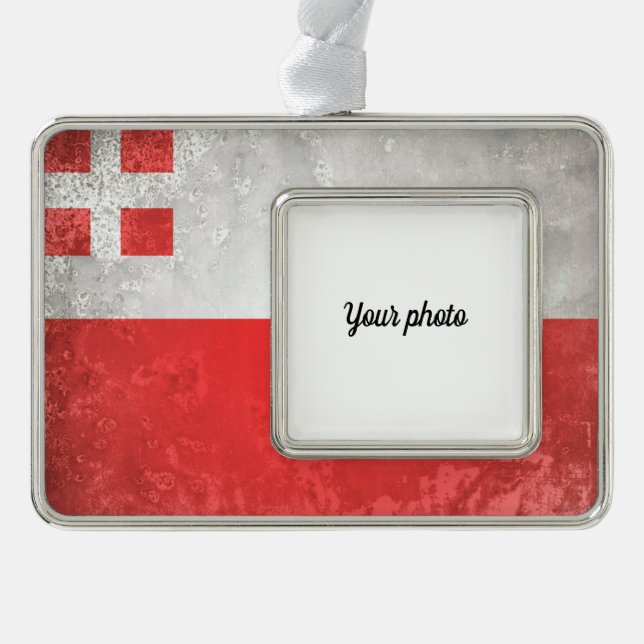 Utrecht Silver Plated Framed Ornament (Front)