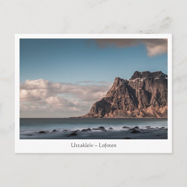 Uttakleiv Lofoten Islands Postcard (Front)