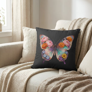 utterfly Pillow Floral Boho Home Decor