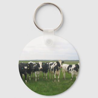 Utterly Delightful Cows! Key Ring
