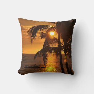 Utterly Stunning Hawaiian Sunset  Cushion