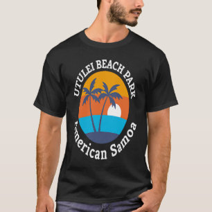 Utulei Park Beach American Samoa Summer Vacation S T-Shirt