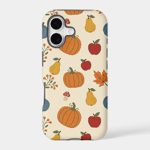 utumn Harvest Pumpkins Fruit Pattern Case