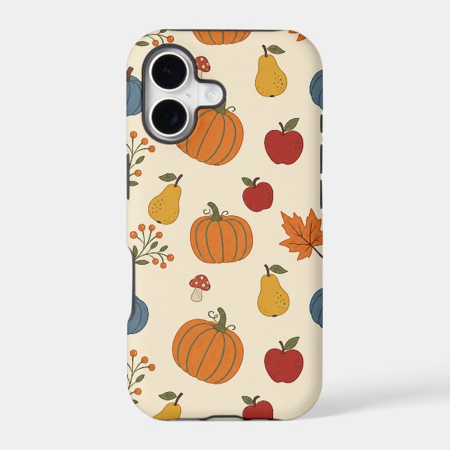 utumn Harvest Pumpkins Fruit Pattern Case (Back)