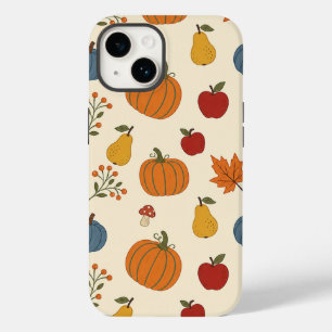utumn Harvest Pumpkins Fruit Pattern Case