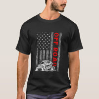 UTV Four Wheeler Off Road Dirt Track American Flag