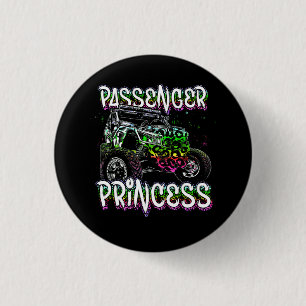 Utv Passenger Princess Lovers Utv Sxs Riding Dirty 3 Cm Round Badge