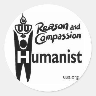 UU Humanist Classic Round Sticker