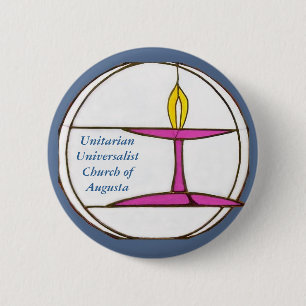 UUCA Blue 6 Cm Round Badge
