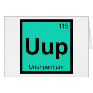 Uup - Ununpentium Chemistry Periodic Table Element