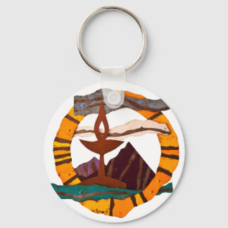 UUSS chalice, Unitarian Universalist, UU, chalice, Key Ring