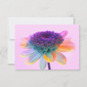 UV Flower Blank Greeting Card