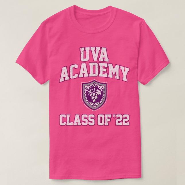 Uva Academy Class of T-Shirt (Design Front)
