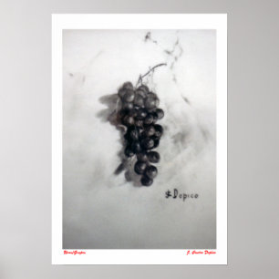 Uvas/Grapes Poster