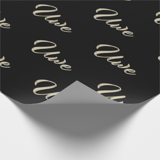 Uwe First Name Name edles Gift Paper (Corner)